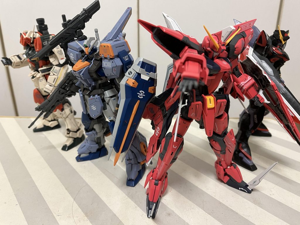 ザラ隊集合！後はシグーが出れば、ザラ隊→クルーゼ隊に進化出来ますねwということで終わりです。MA形態は別で投稿させてください。それじゃあ。。