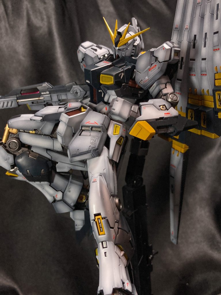 RG νガンダム HWS–4枚目/制作者：@Nekohige0511