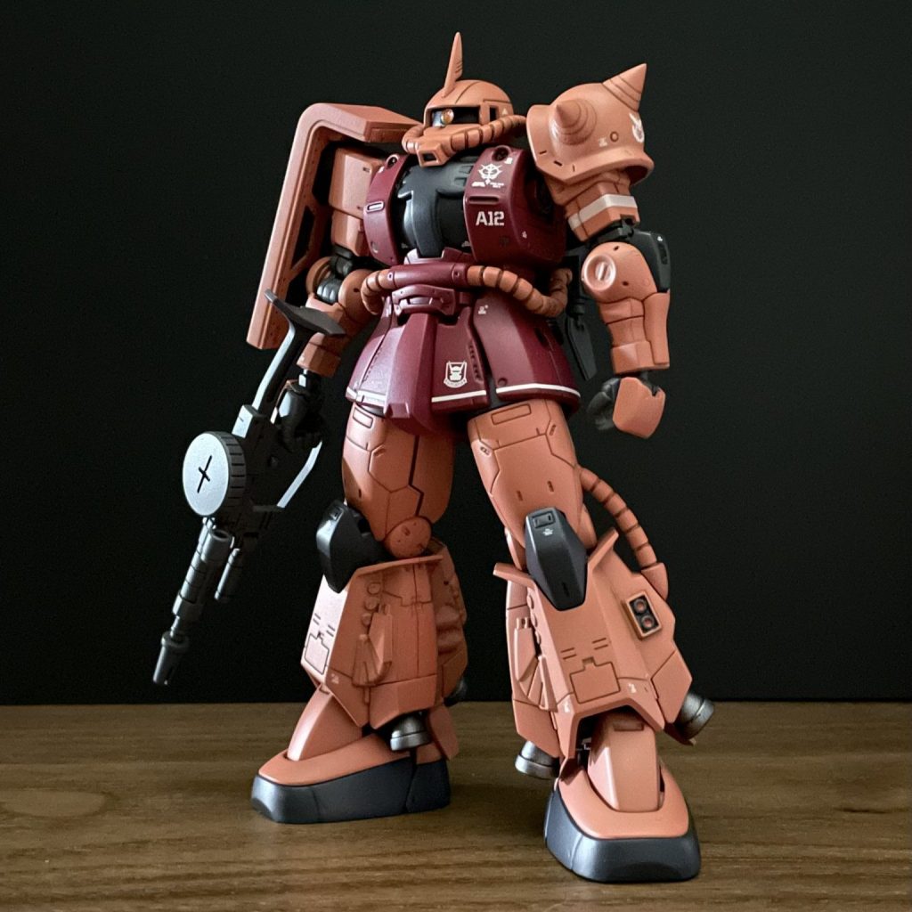 HGUC MS-06R-2 高機動型ザクⅡ (シャア専用)ガンプラ塗装済完成品 