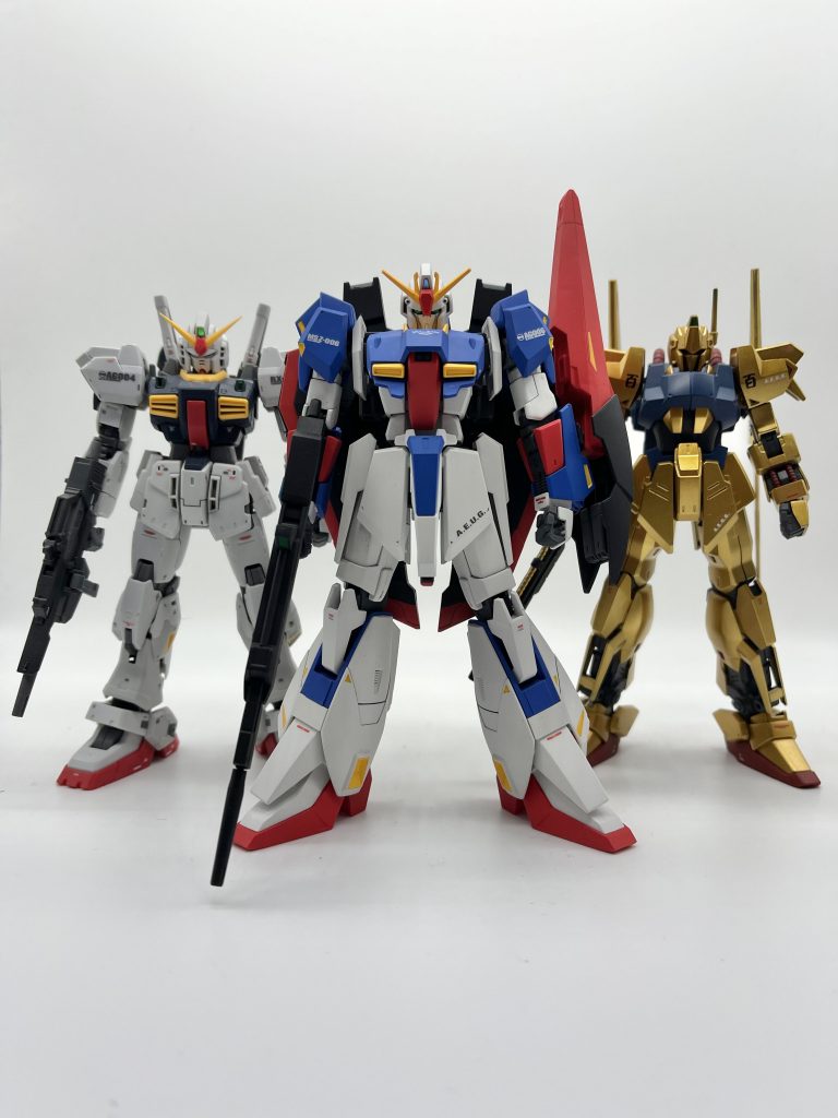 制作工程ではありませんが、いつかやってみたかったグリプス戦役セット！