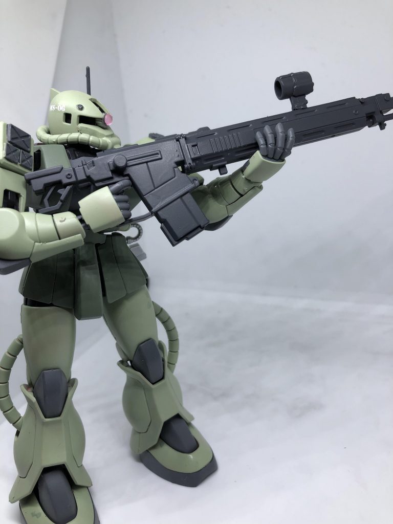 ザクⅡスナイパー(リンゼイ・シミズ機)–2枚目/制作者：ジジさん