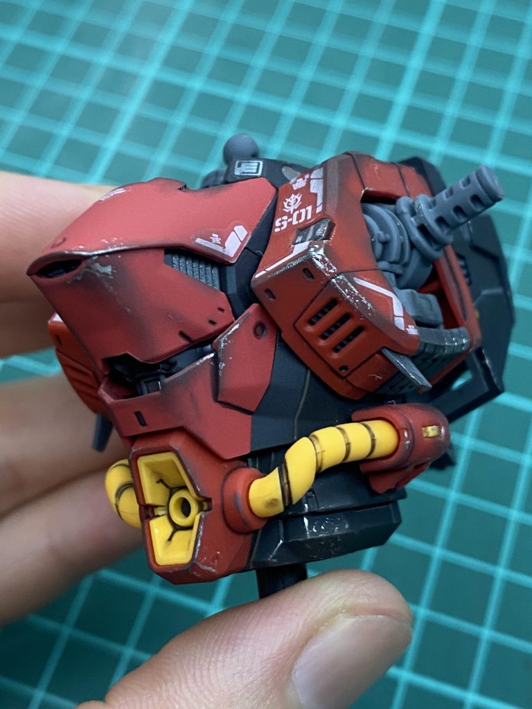 その上から黒ですすけた表現