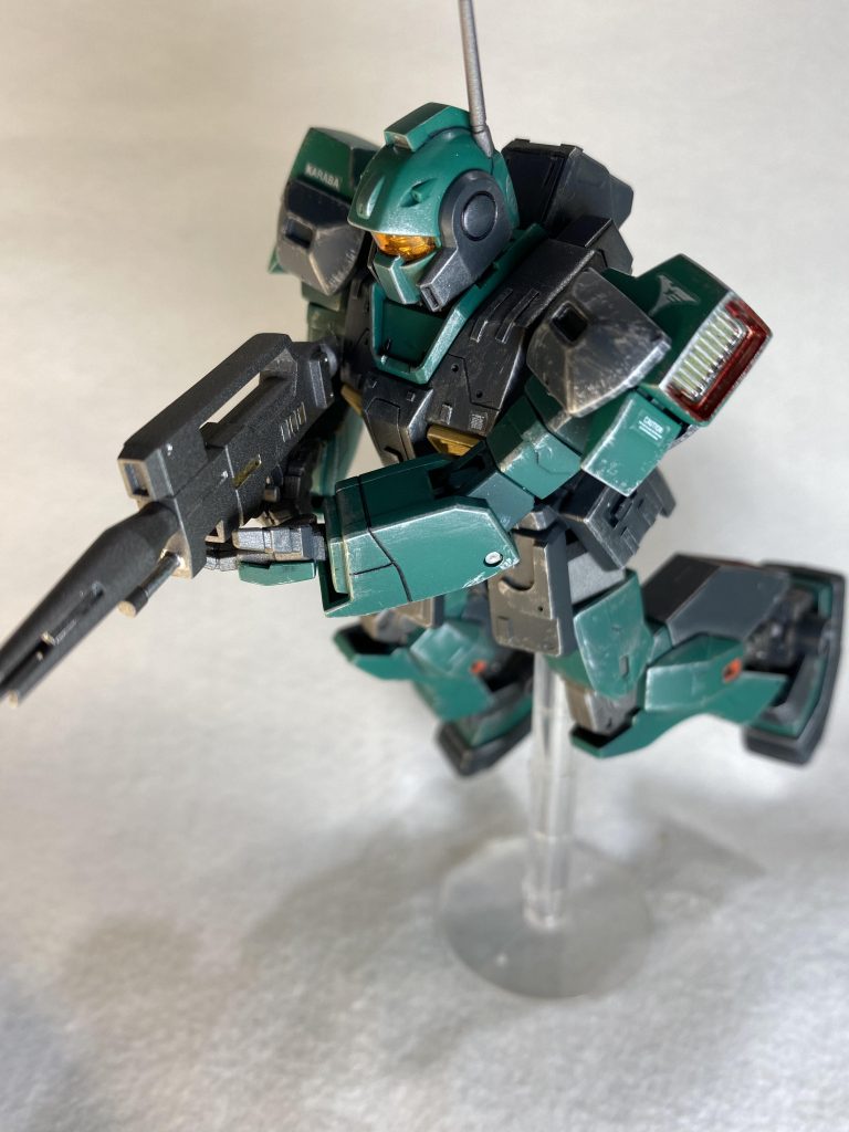 一部筆塗りでの部分塗装しました。