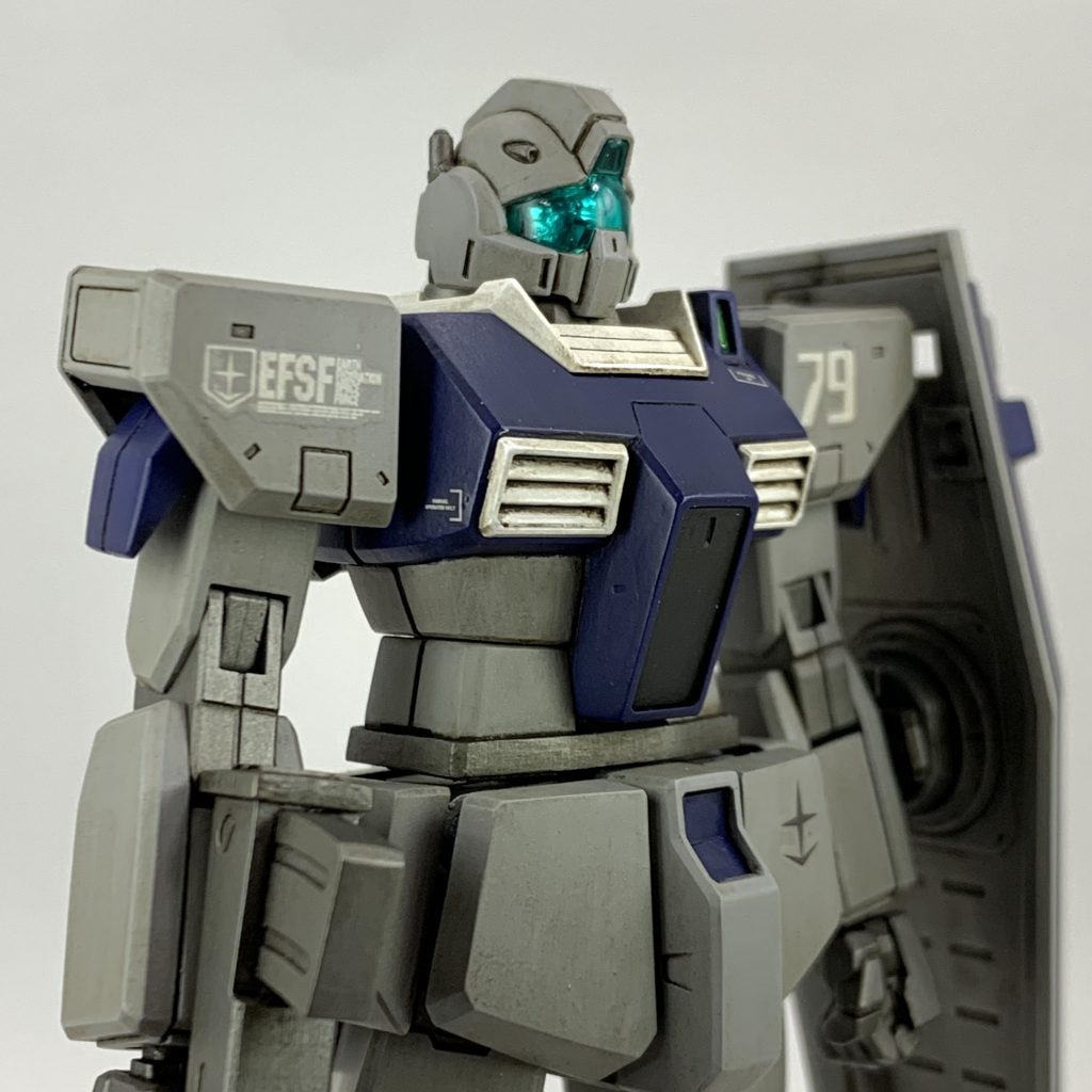 カラーリングはセンチネル風味に筆塗りです。