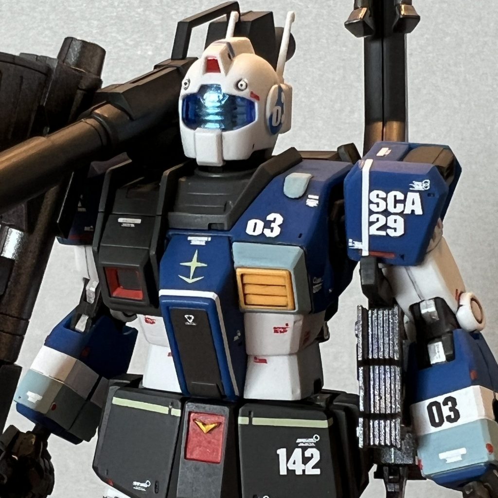 ＨＧ 1/144 ジム・キャノン（ロケット・バズーカ装備）｜YKKNさんの 