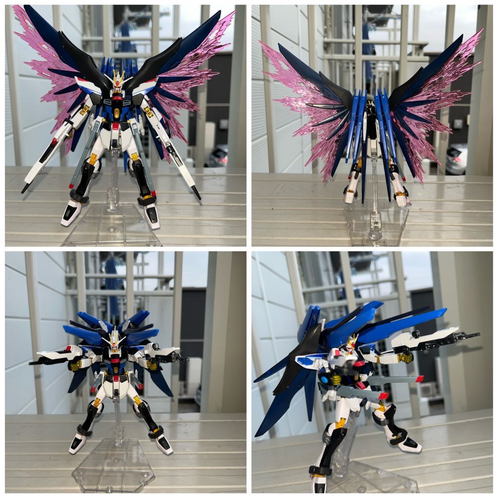 デスティニーの光の翼を展開しての超高速戦闘や、ストライクフリーダム同様の同時に複数の機体を攻撃することもできます！しかし、この二つの行動を行うにはSEEDの中でさらに集中することができた者のみが発現させることのできるNeoSEEDを発現させた者のみが使用できるとされています！（設定）