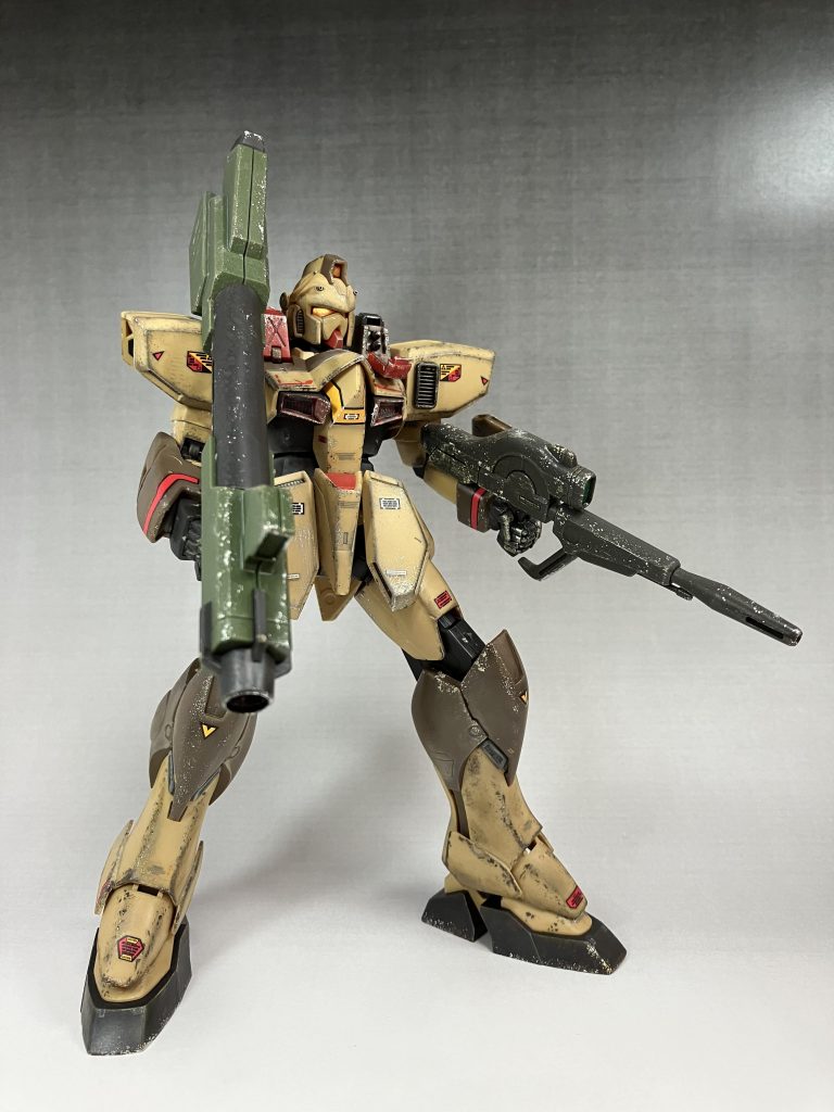 武器の塗装は途中で力尽きた感…根気よくじっくり最後まで塗ろうね…