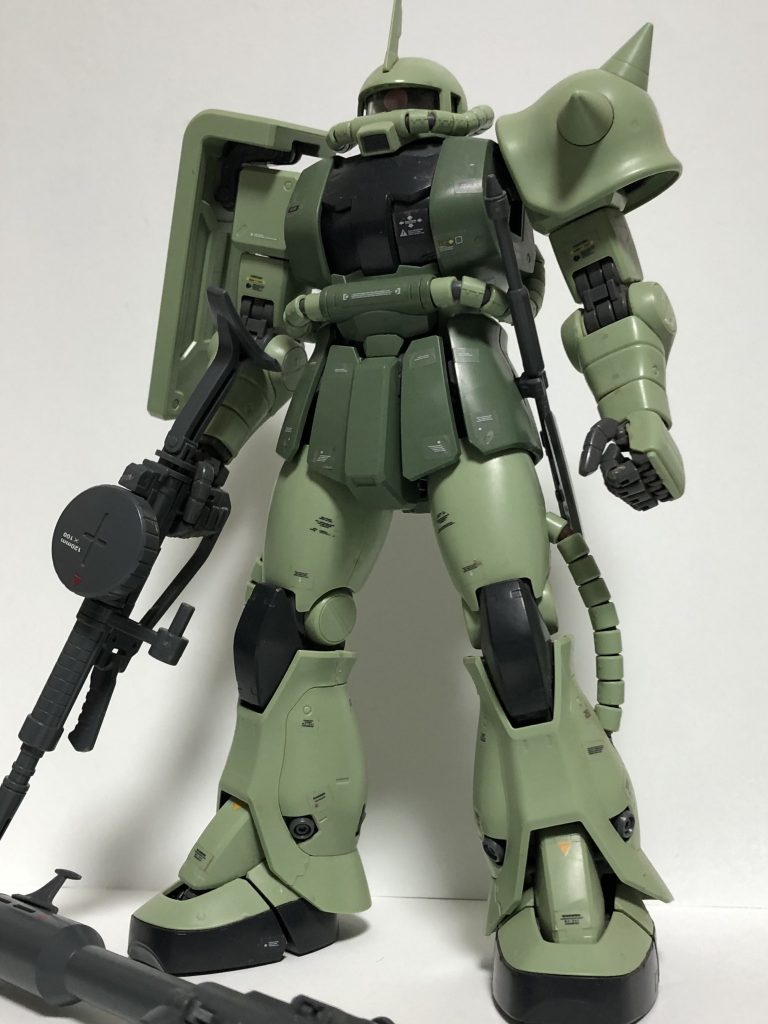 最後に貰ったばかりの頃のものです素組みでシールも貼られてたので剥がし取る時に傷だらけになり…いっそウェザリングとダメージ加工で誤魔化そうとしたのが始まりです😅長くなりましたが…ご覧いただき有難うございます😊 