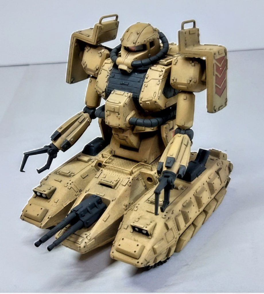 今回武装を追加とか考えていたのですが(例えばザクキャノンのバックパックとか各種固定武装など)やはり止めました。