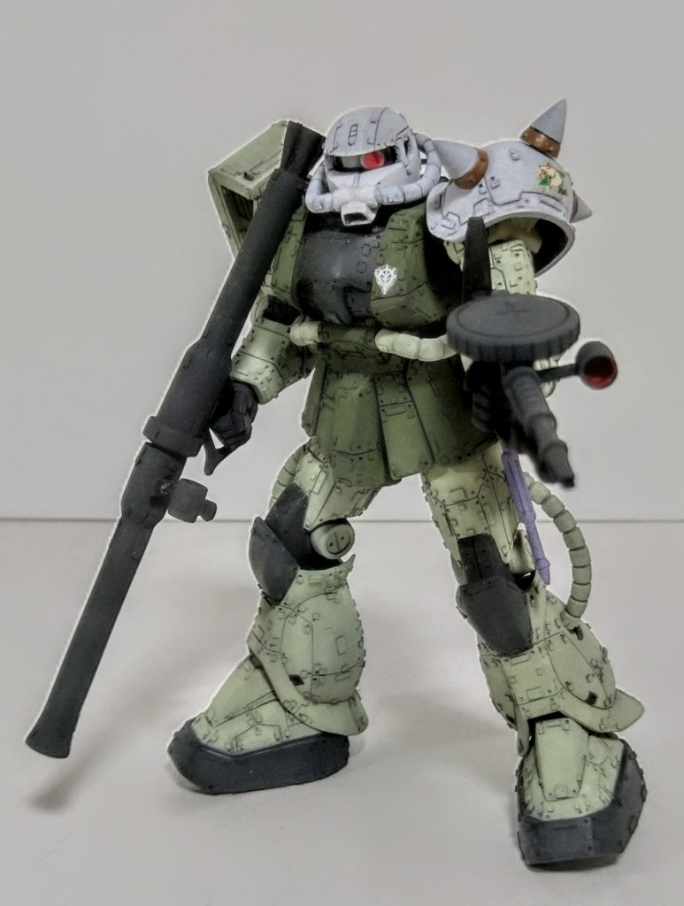 作る決め手になったのは旧MSVの06Rのシンマツナガ専用機のデカールがあった事です😊