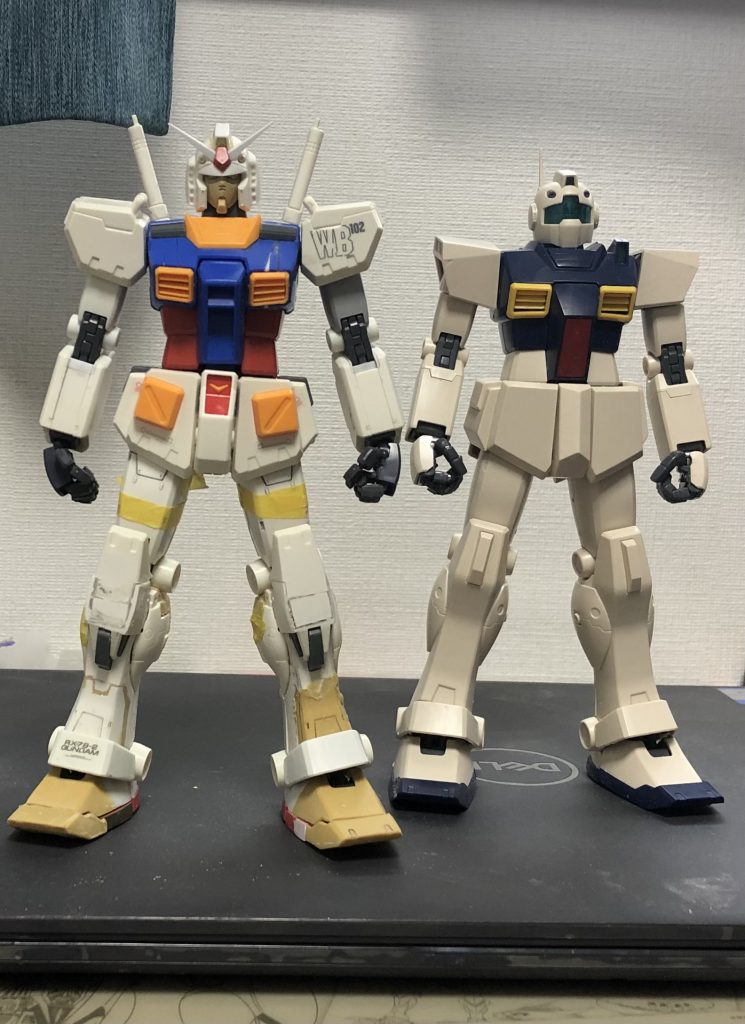 スリッパはver.ユニコーン  ジムⅡのものをを複製。