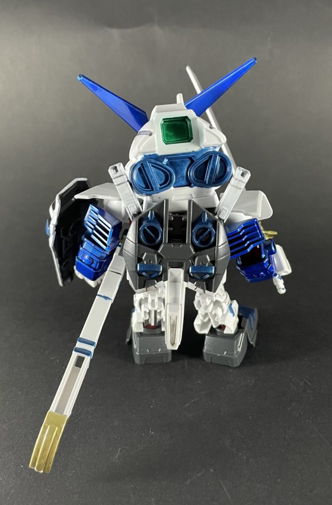 バックショットはこんな感じ！肉抜き穴は放置笑