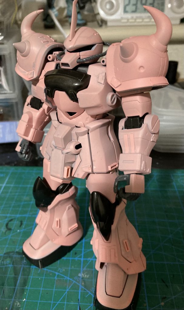 ピンクサフ時点。色が変わるだけでなんだか可愛らしい。