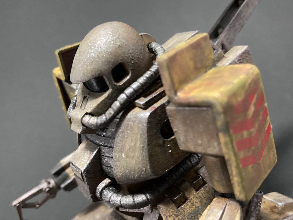 バリが多いですが、個性的かつ素晴らしい造形のキットでした♨️