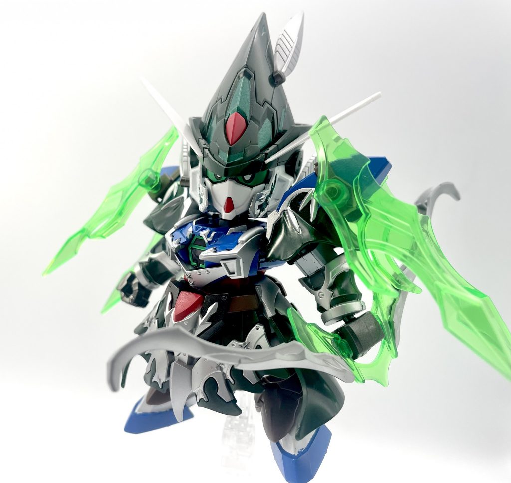 弓を持たせてみます。弓キャラは貴重なので、ミキシング用にもう一個買ってあります笑