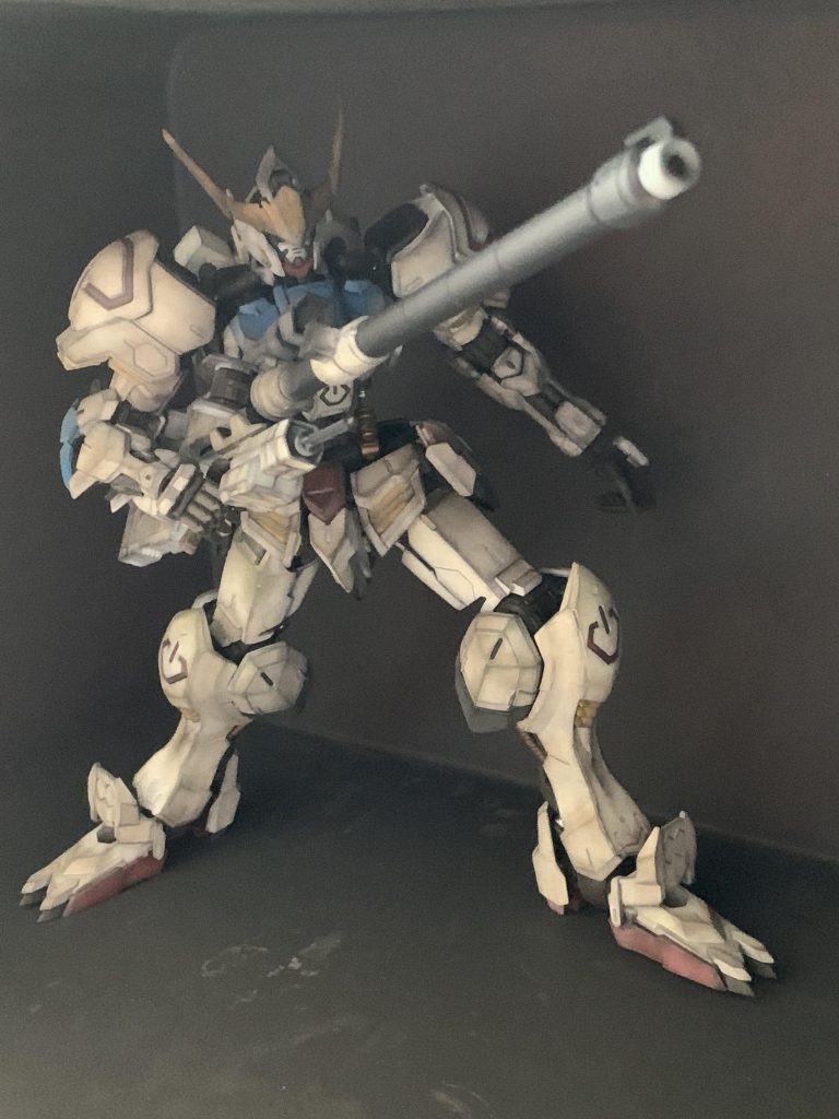 滑空砲射撃ポーズ！さすがMG武器もデカい！