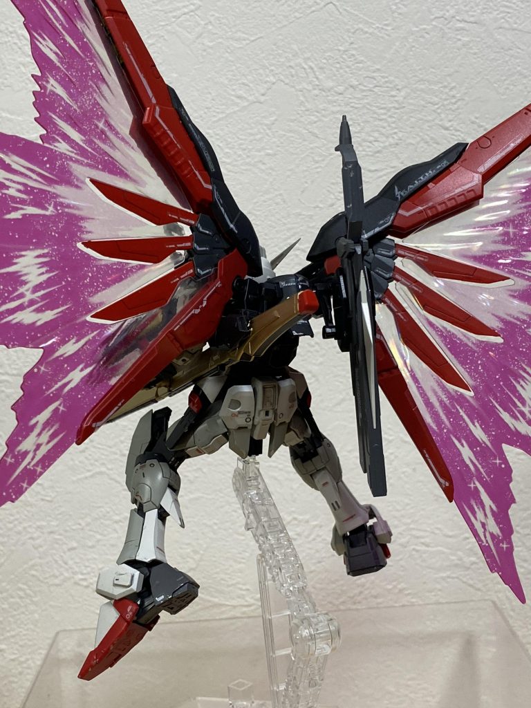 光の翼（別売り）がとてもきれいです。