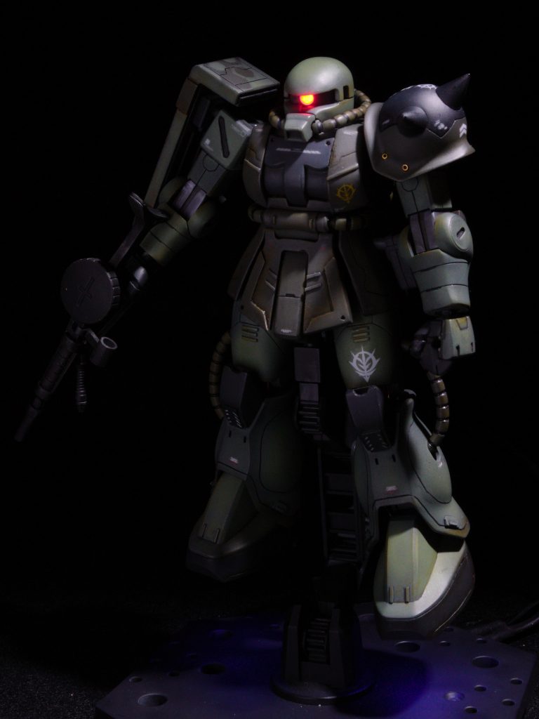 汚しは控えめにしてみました。