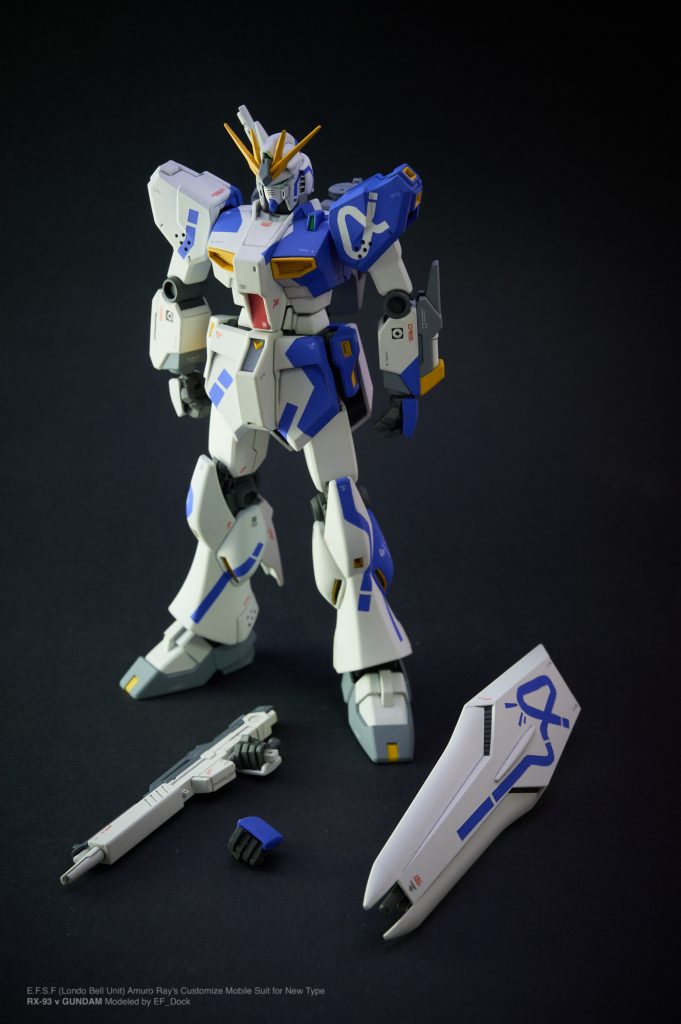 EG RX-93 ν Gundam（History Makers 九龍版カラー/Kuryu Color Scheme）–4枚目/制作者：EF_Dock