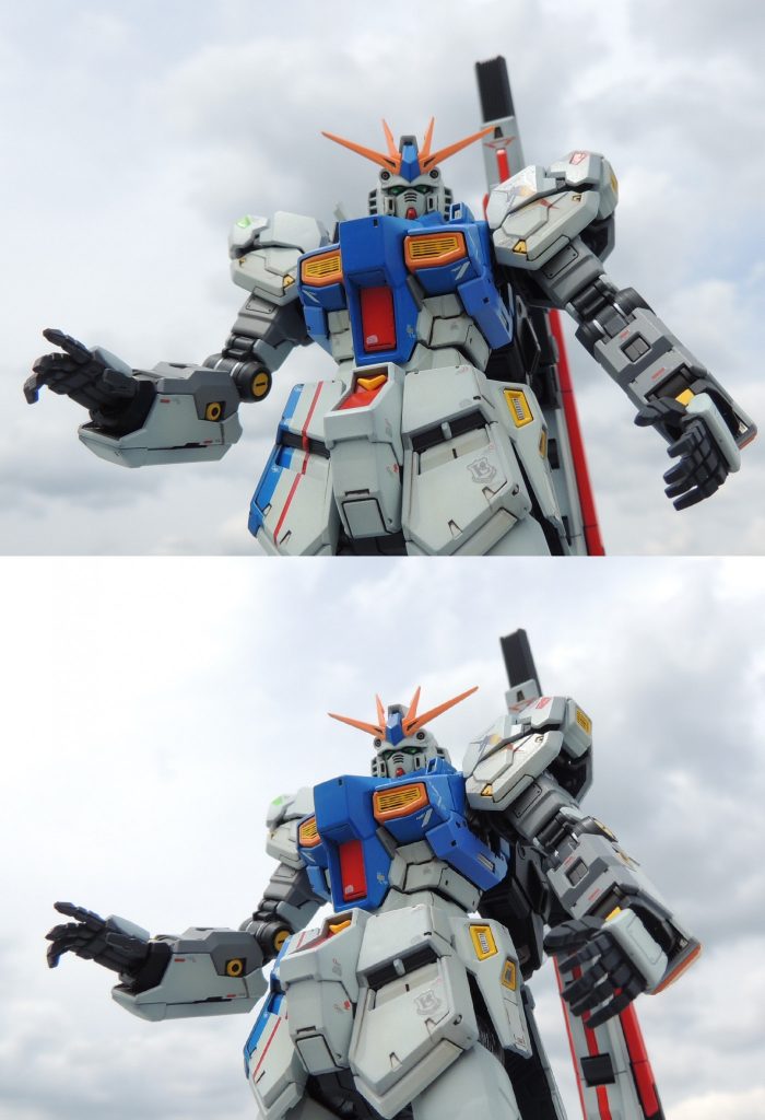 ポーズは実際の立像を参考にしています。