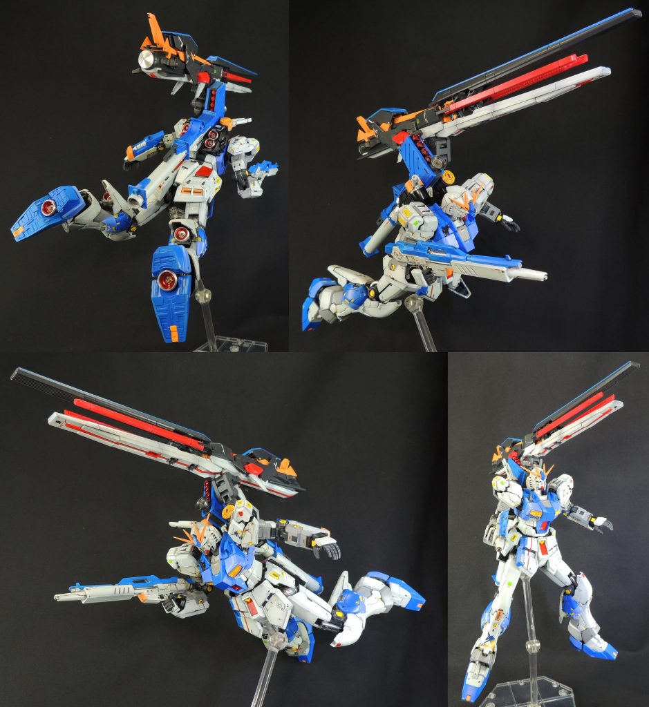 ロングレンジ・フィン・ファンネルの展開・変形ギミックが楽しいキットです。