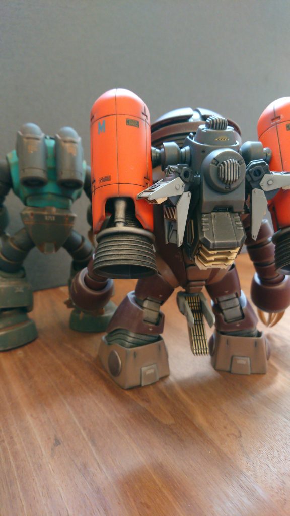 余ったパーツを組み合わせた「水の中でも速く進みそうな」ランドセル.....猪突猛進っぽい雰囲気... 