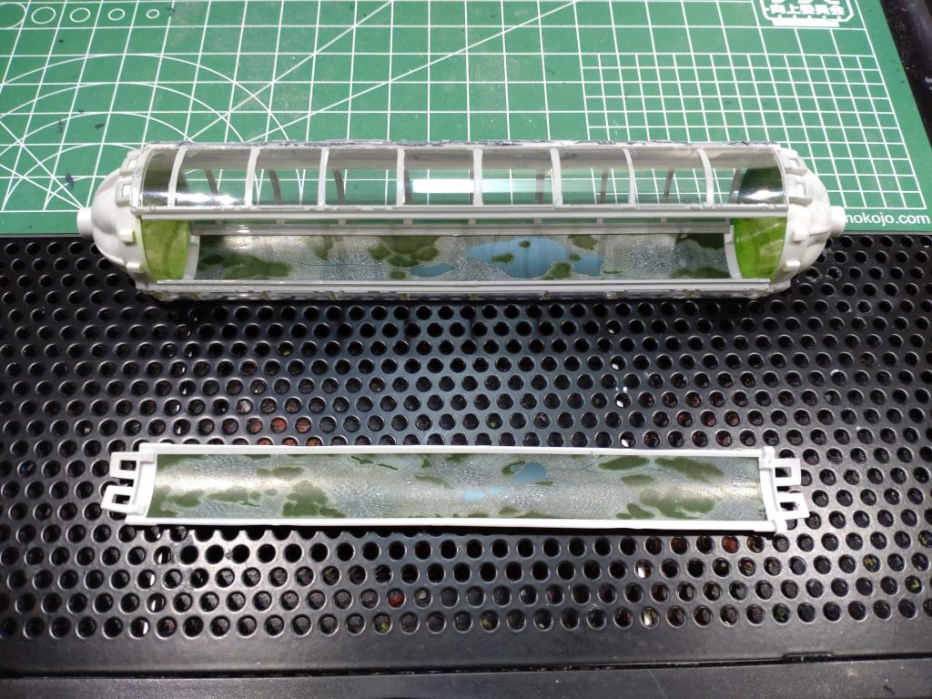 街は付属シールに艶消しを塗装。