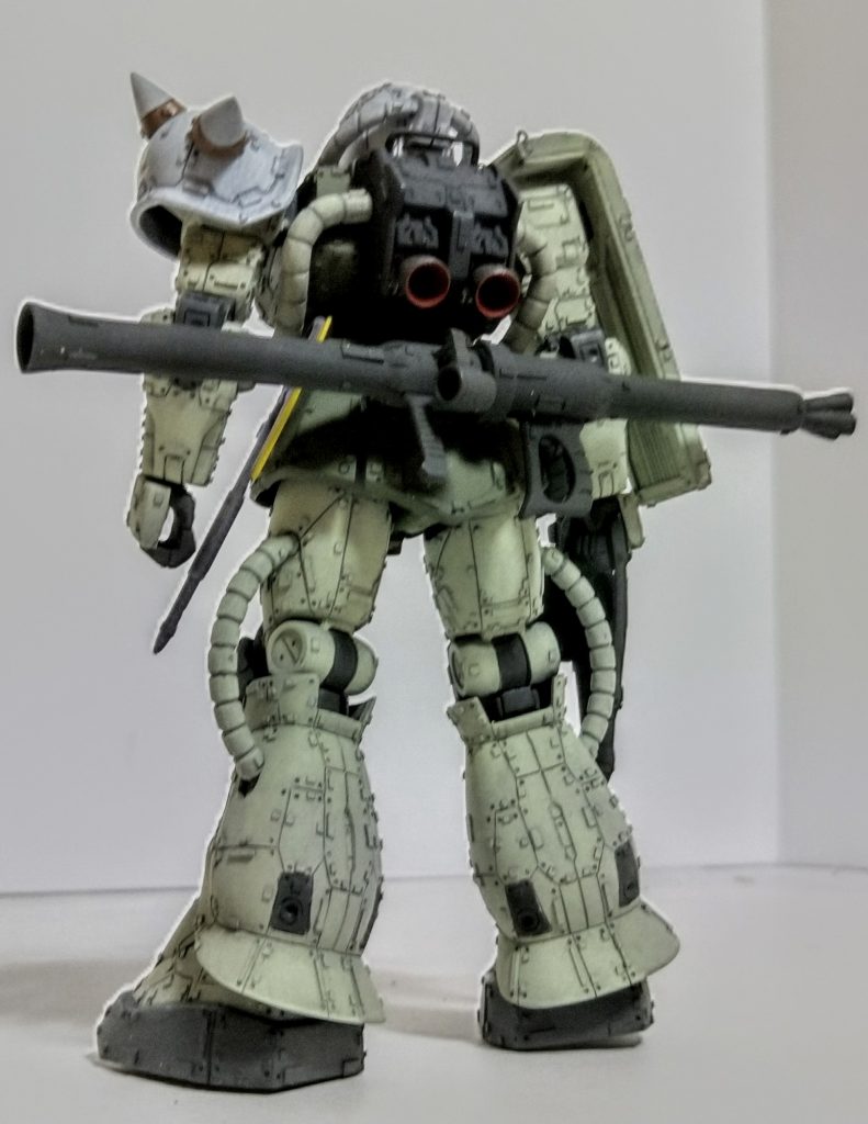 基本のコンセプトとしてはFGザクでも頑張ればカッコ良くできる❗️とゆう感じで作ったんですが、予想以上に良くできたと思います!