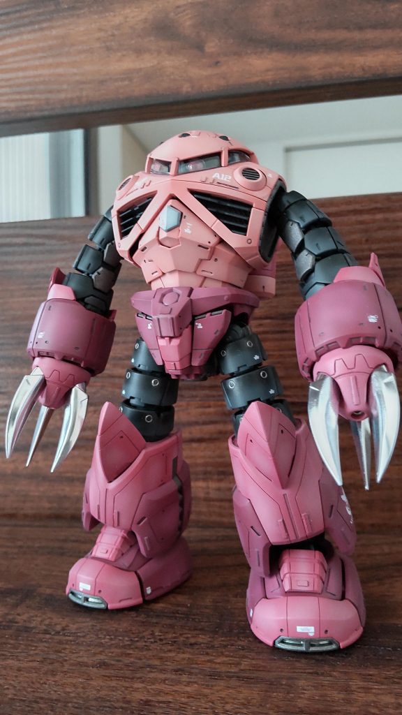 もう一枚スマホでパシャリ。後ろに部屋の一部が映り込んでます。