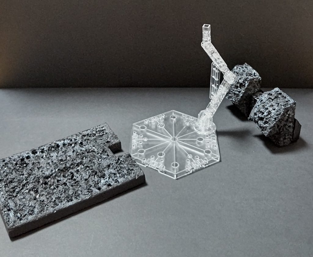 土台はアクションベースを挟む形をとったので前と後ろを作ってセパレートにしました。