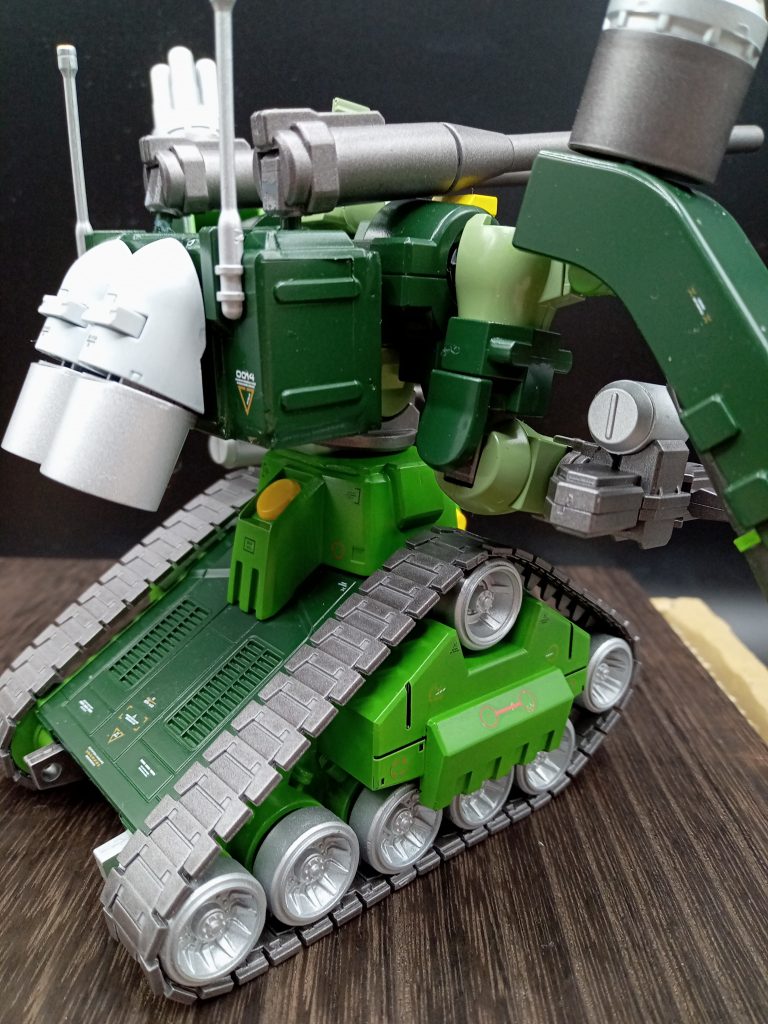 「Ｔ作戦」試作１号機長距離戦MSティエタンク–4枚目/制作者：雪下にんじん