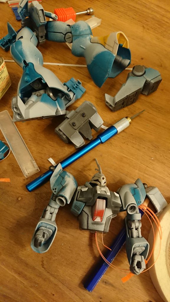 掘りながらあーでもないこーでもないと悶絶している画