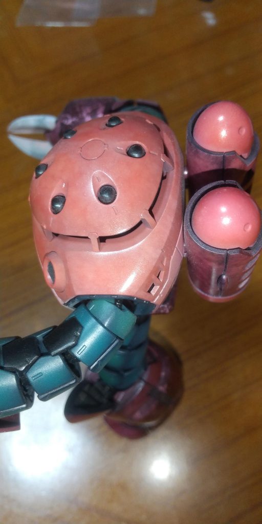 本体は大理石塗装をうすくしてマーブルっぽく塗装