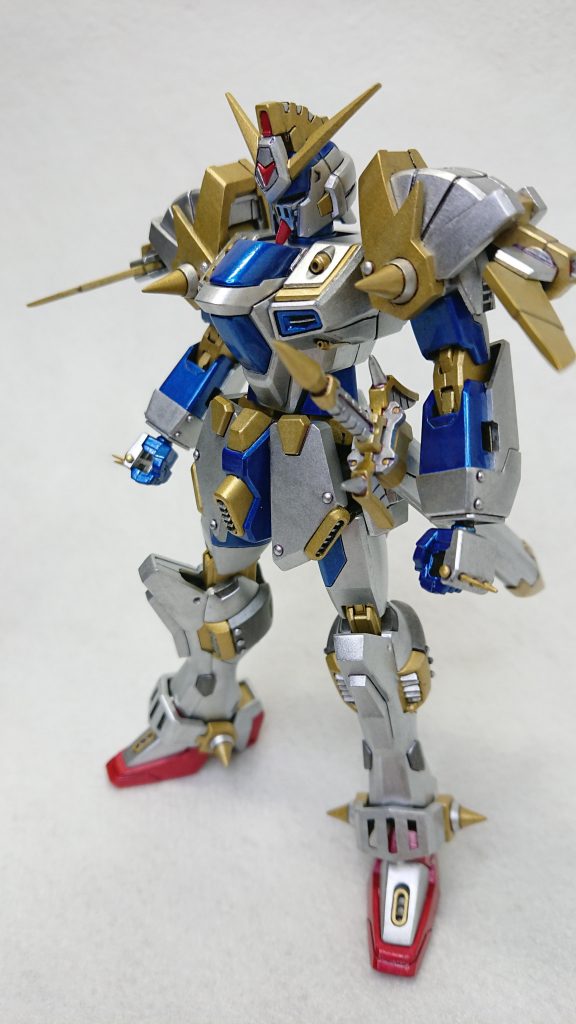 塗装終了時、艶消しトップコートを吹く前。