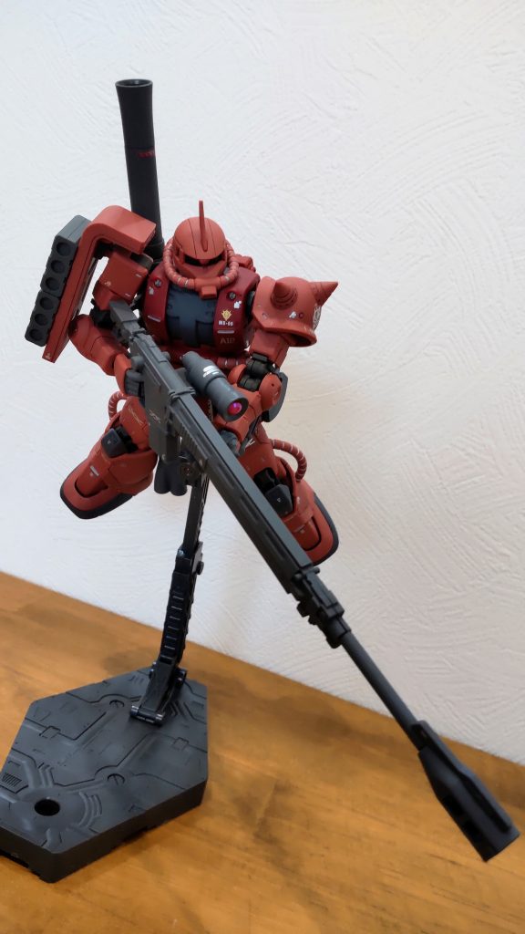 武装は対艦ライフルを選択しました。長物はカッコいいです(^^)