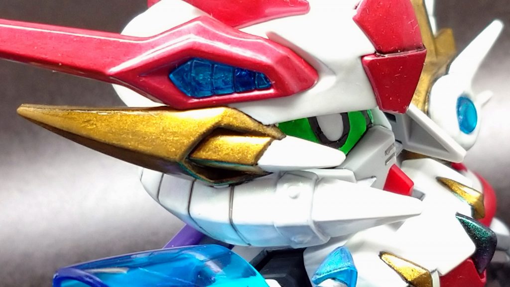 クリアパーツの裏にラメグリッターを塗り込み(画像では分かりづらいですが)