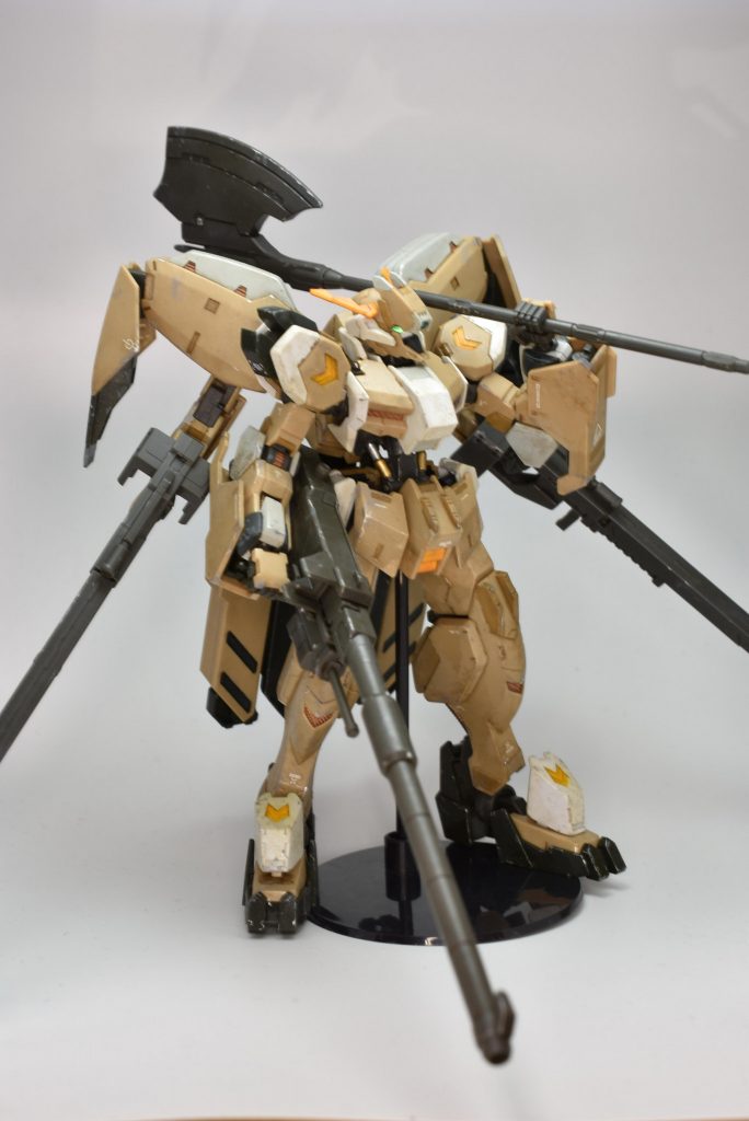 フル装備。微妙にピント合ってないのは許してください。撮影も要練習が必要と感じました。