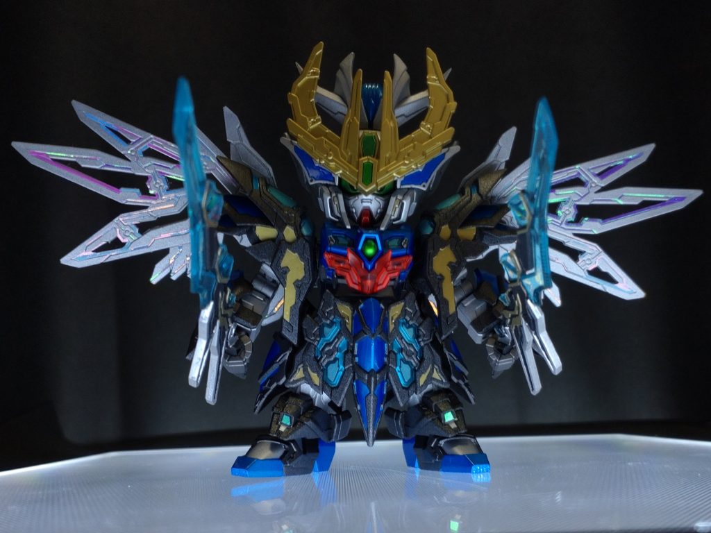 正面マスキングで塗り分けました。三国創傑伝も4体目となり、細かいマスキングも少しは慣れてきた気がする。