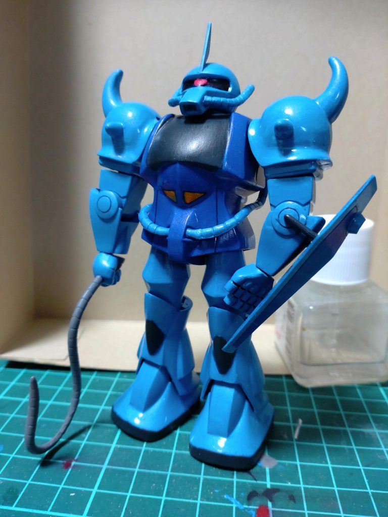 当時の子供たち憧れのキットですよね。特に改造点ありません、合わせ目消し、後ハメ、筆塗り全塗装です。