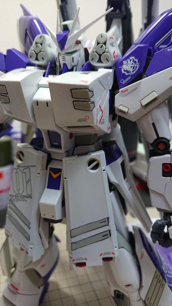 MG 1/100 Ｈｉ-νガンダム Ver.Ka＋HWS–5枚目/制作者：ぽんぽん(手抜きﾓﾃﾞﾗｰ)