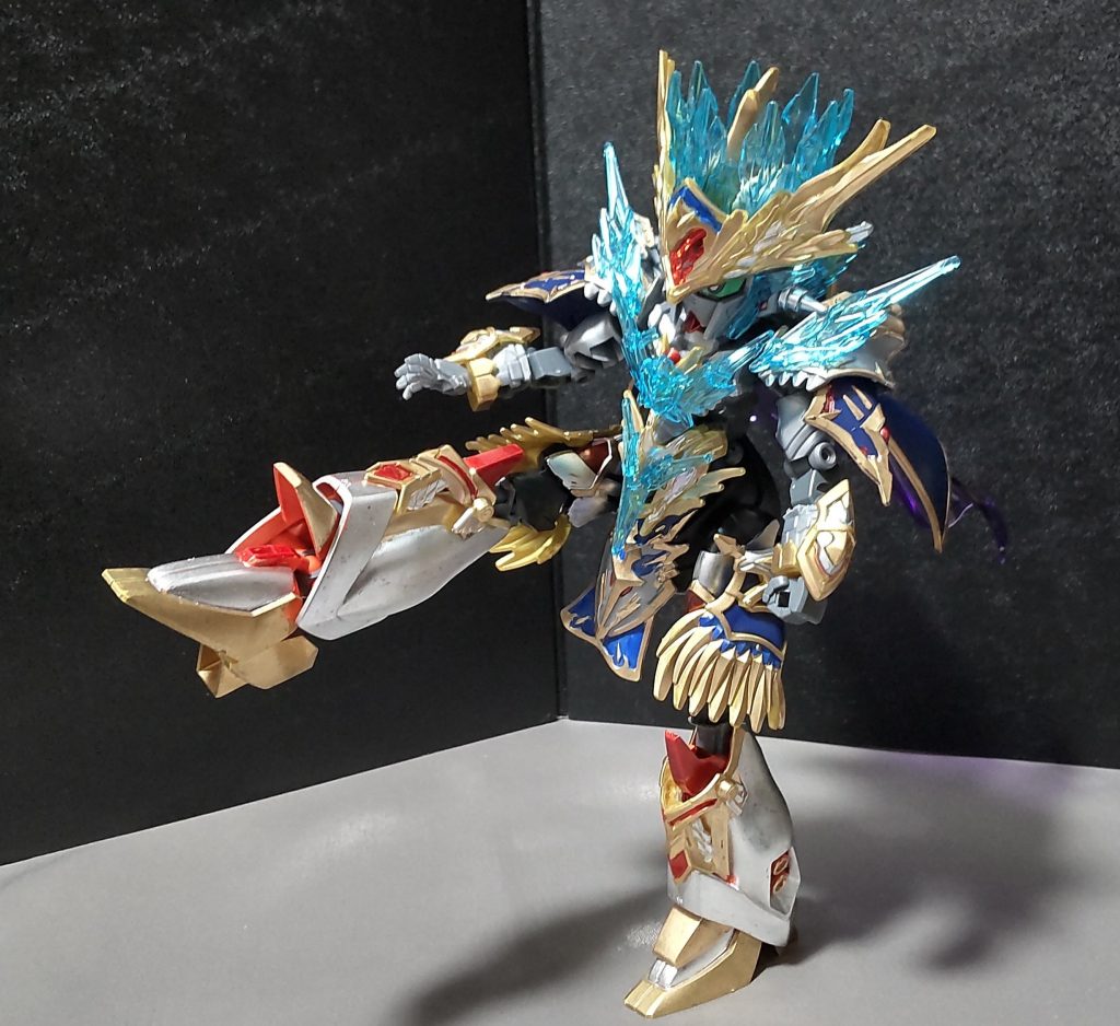 片足立ちも出来ます。ロマサガとかのコマンド入力時っぽいね。