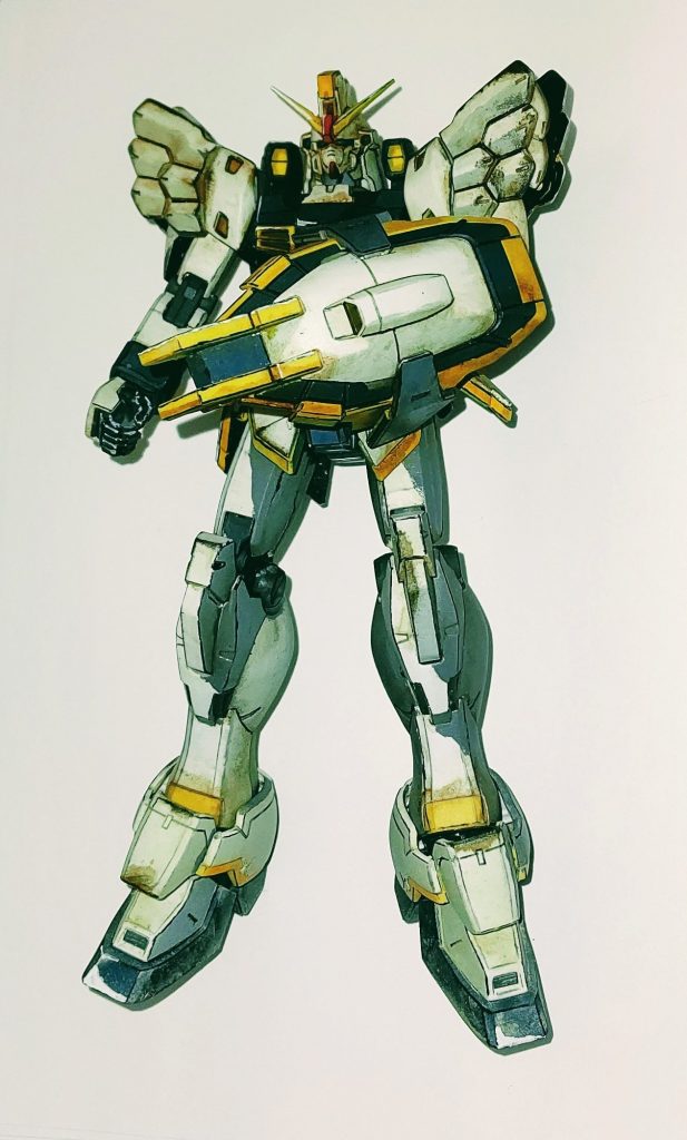 こちらはシールド装備時です　少し雑な気もしますが、、、これはこれでいいのかな？(;´∀｀)