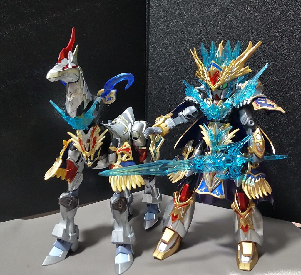 これまで十数体もの軍馬を購入してきたのですが、まともな軍馬を作ってなかったなという後ろめたさもあったので、今回のを作ってみましたが、良い感じに出来たので良かったです。