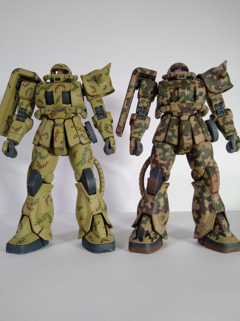 ラストは、以前投稿した東南アジア配属機と。全く同じ機体ですが、迷彩と汚しでこんなにも違う印象になりました。最後までご覧頂き、ありがとうございました。