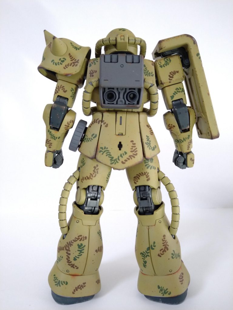 後。模様は塗り潰さずに縞模様で整形したので、筆塗りの工程はスゴく短縮できました。そして自由に遊べるので、スゴく楽しくもありました!