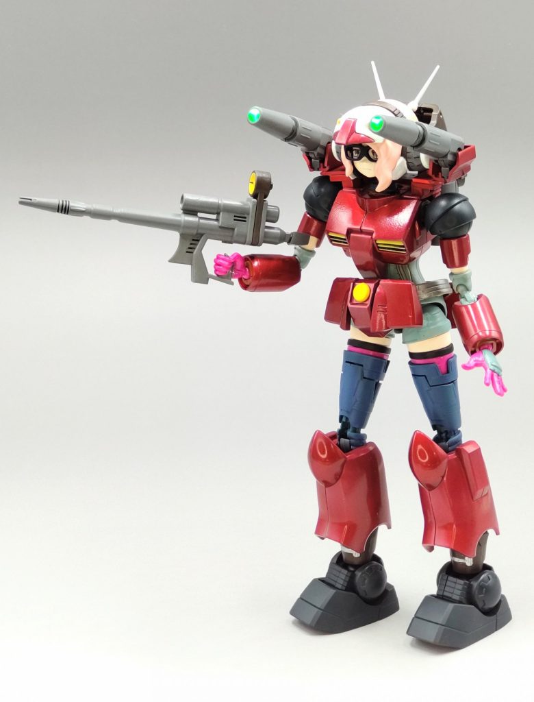 キャノン部は釣り用発光素材をはめ込んで発光させてます。