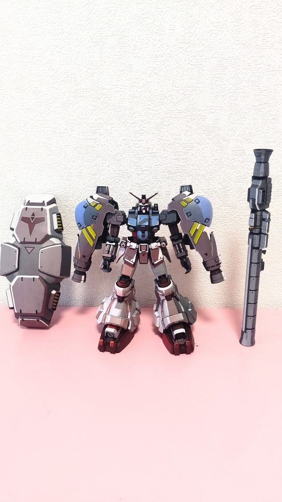 正面から並べた図です　陰影の分け方ってほんと難しいですね(;´∀｀)