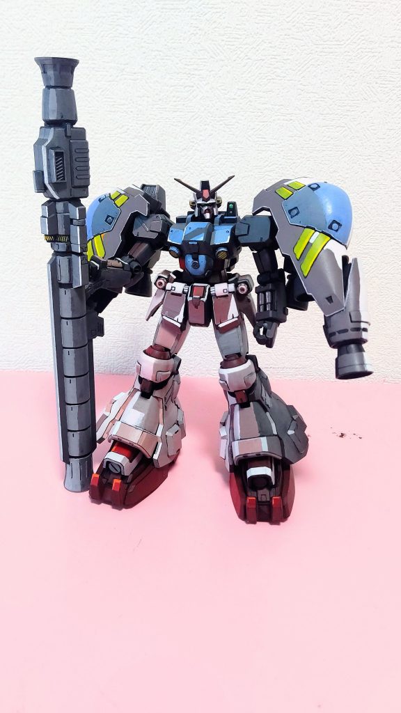 こちらはアトミックバズーカを持たせてみました！　もう少し明るい色足してもよかったかな？(´・ω・`)?？