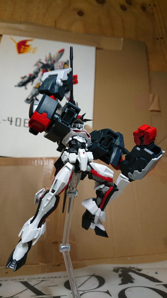 大きく振りかぶってからの