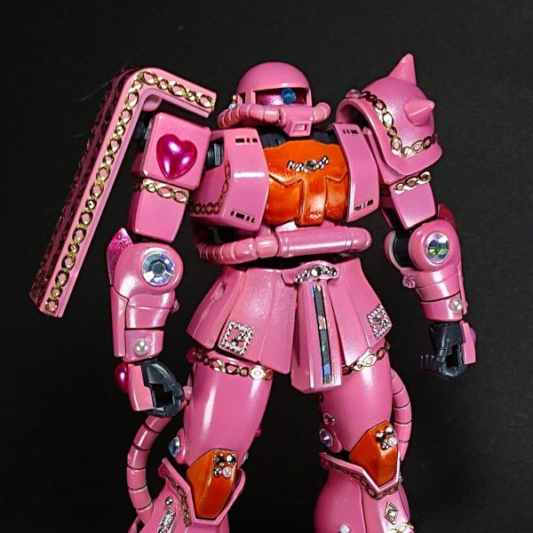 長女用 HGザク キラキラパールピンク仕様